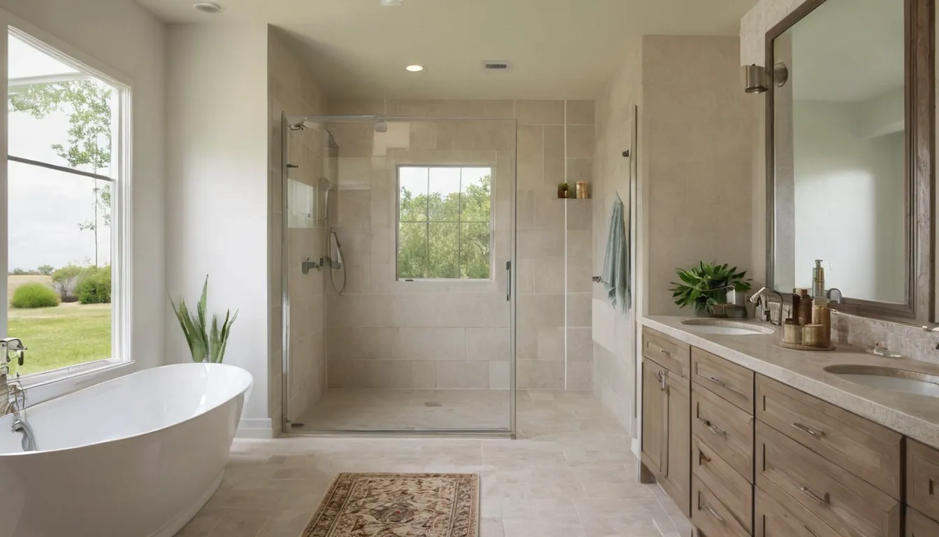 Homeowner reviewing a bathroom remodel plan with a local provider in a Los Angeles home